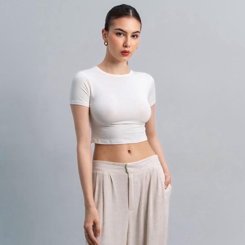 joyce by aijo - vio oneck crop top