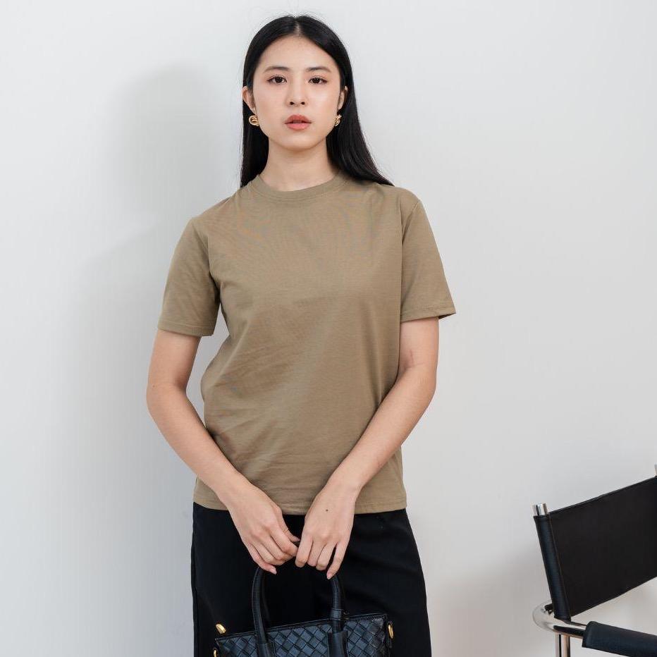 aijo | kaos cewek polos lembut 24s basic cotton halus