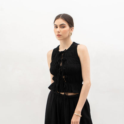 Joyce by AIJO - Kim Vest Linen Top