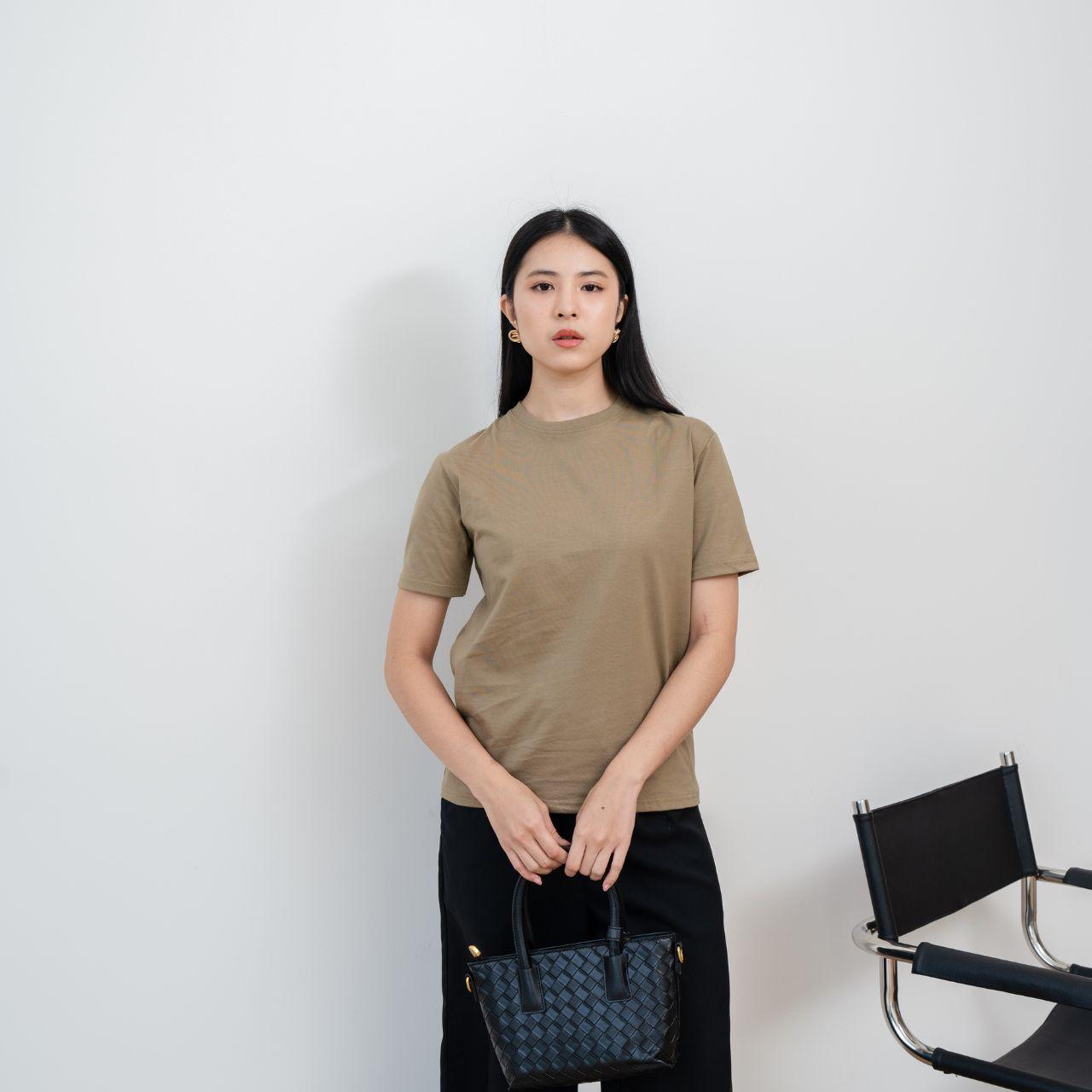 aijo | kaos cewek polos lembut 24s basic cotton halus