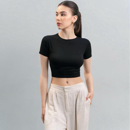 Joyce by AIJO - Vio Oneck Crop Top