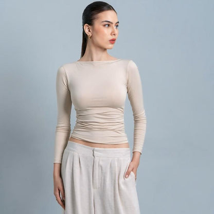 Joyce by AIJO - Freya Longsleeve Kerut Top