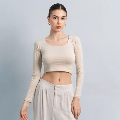 Joyce by AIJO - Cleo Longsleeve Crop Top