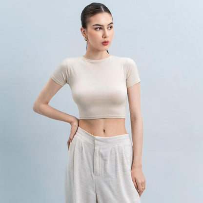 Joyce by AIJO - Vio Oneck Crop Top