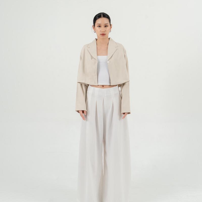 aijo | fedora blazer top