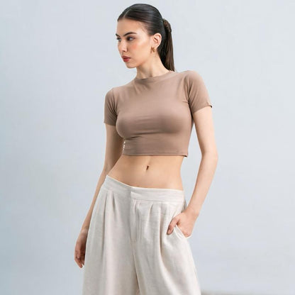 Joyce by AIJO - Vio Oneck Crop Top