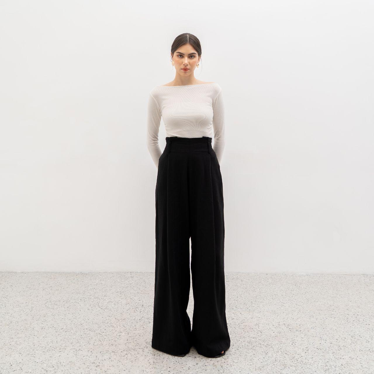 joyce by aijo - caterine linen cullote