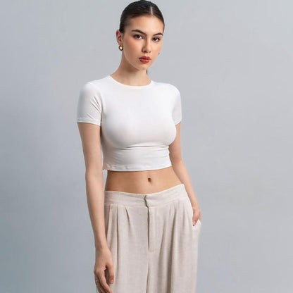 Joyce by AIJO - Vio Oneck Crop Top