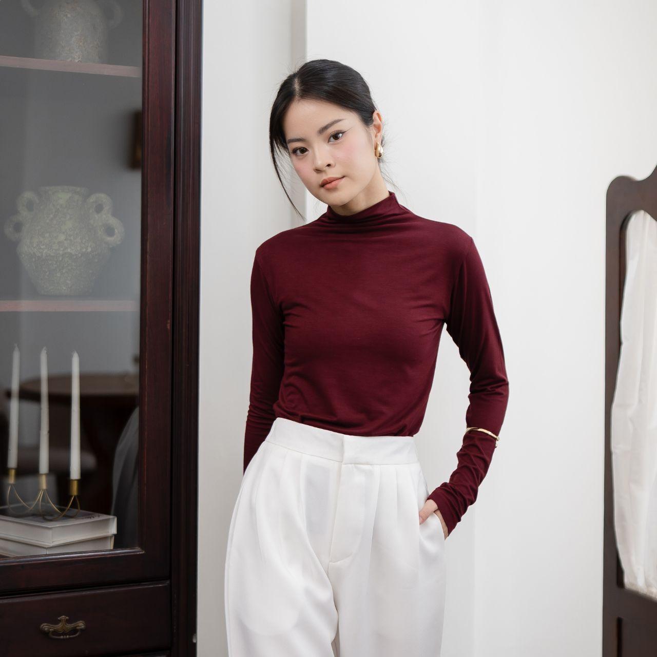 joyce by aijo - amoy turtle neck longsleeve top