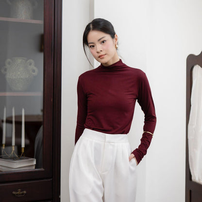 Joyce by AIJO - Amoy Turtle Neck Longsleeve Top