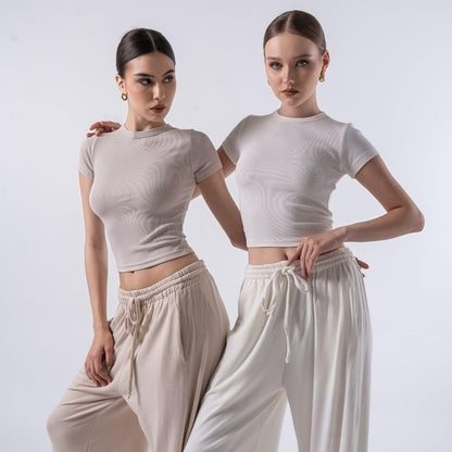 Joyce by AIJO - Hailee Oneck Top Rib Katun