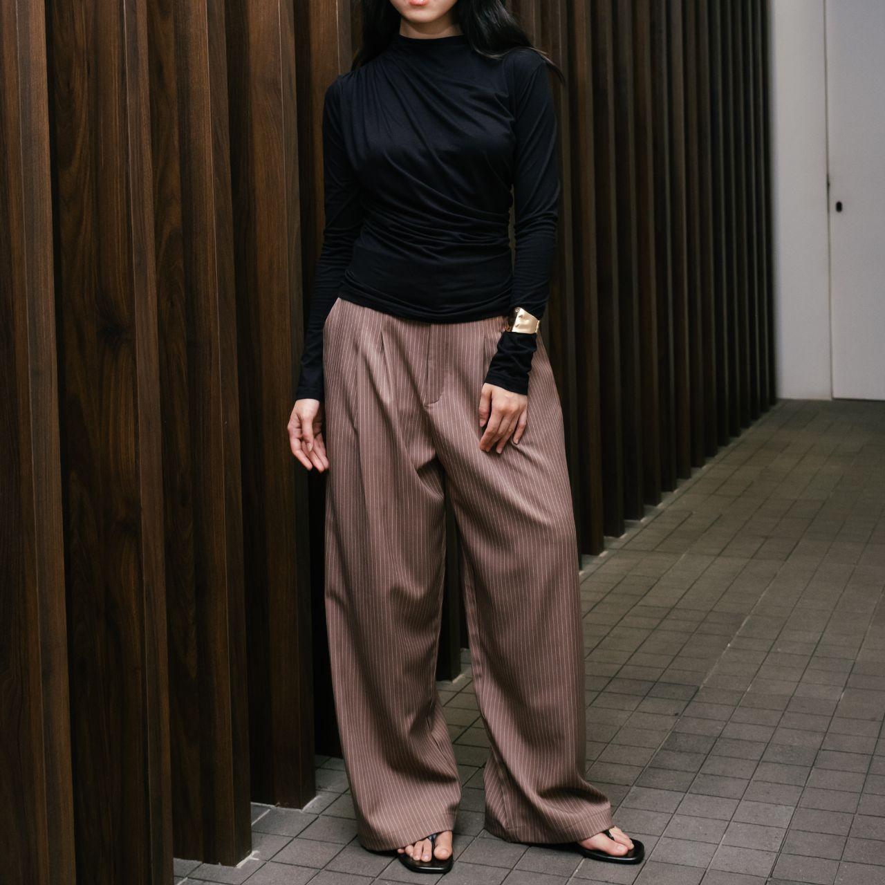 joyce by aijo - malorca stripe pants