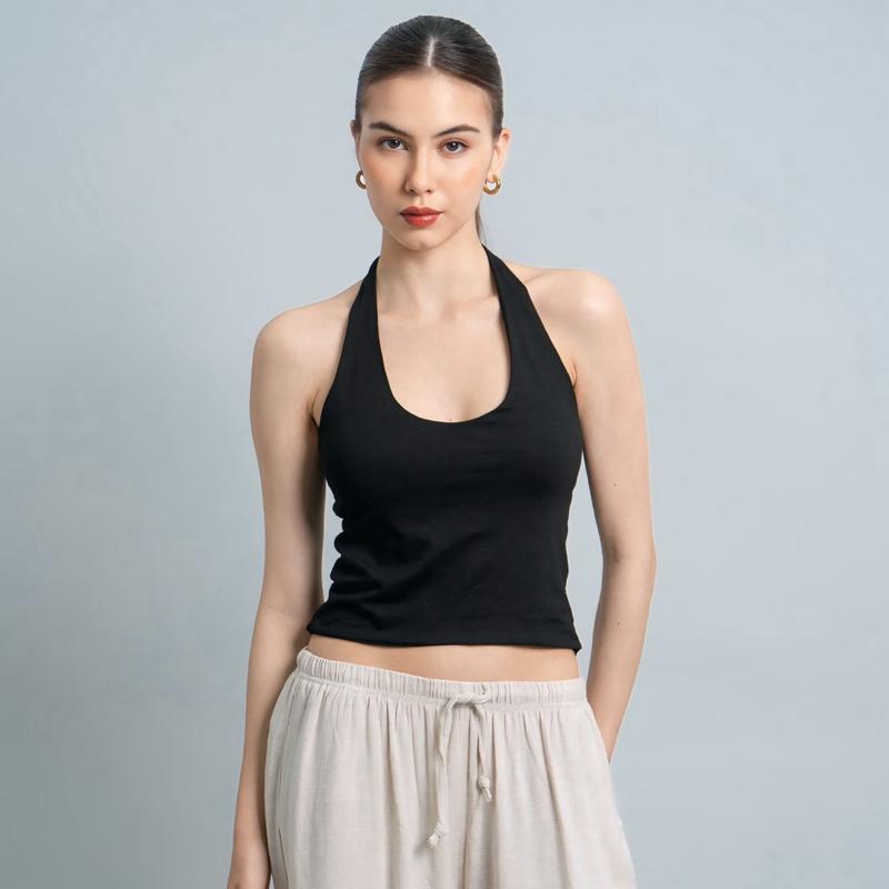 joyce by aijo - kay halter neck tank