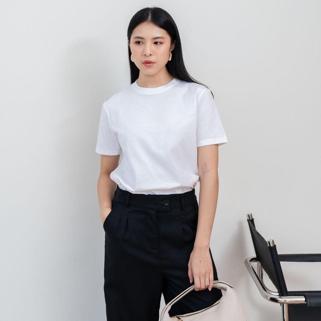 aijo | kaos cewek polos lembut 24s basic cotton halus