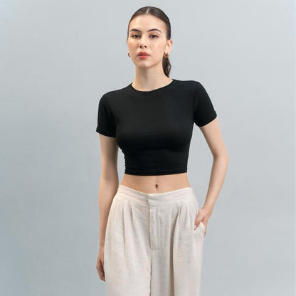 Joyce by AIJO - Vio Oneck Crop Top