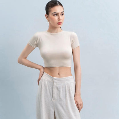 Joyce by AIJO - Vio Oneck Crop Top