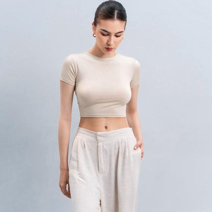 Joyce by AIJO - Vio Oneck Crop Top