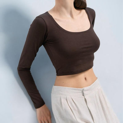 Joyce by AIJO - Cleo Longsleeve Crop Top
