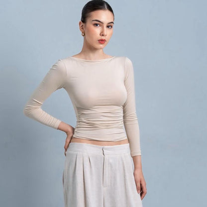 Joyce by AIJO - Freya Longsleeve Kerut Top