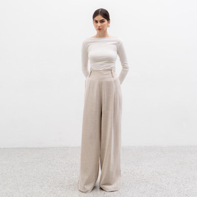 joyce by aijo - caterine linen cullote